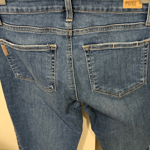 PAIGE Denim Blue VERDUGO ankle Skinny Jeans size 27 - Picture 5 of 8